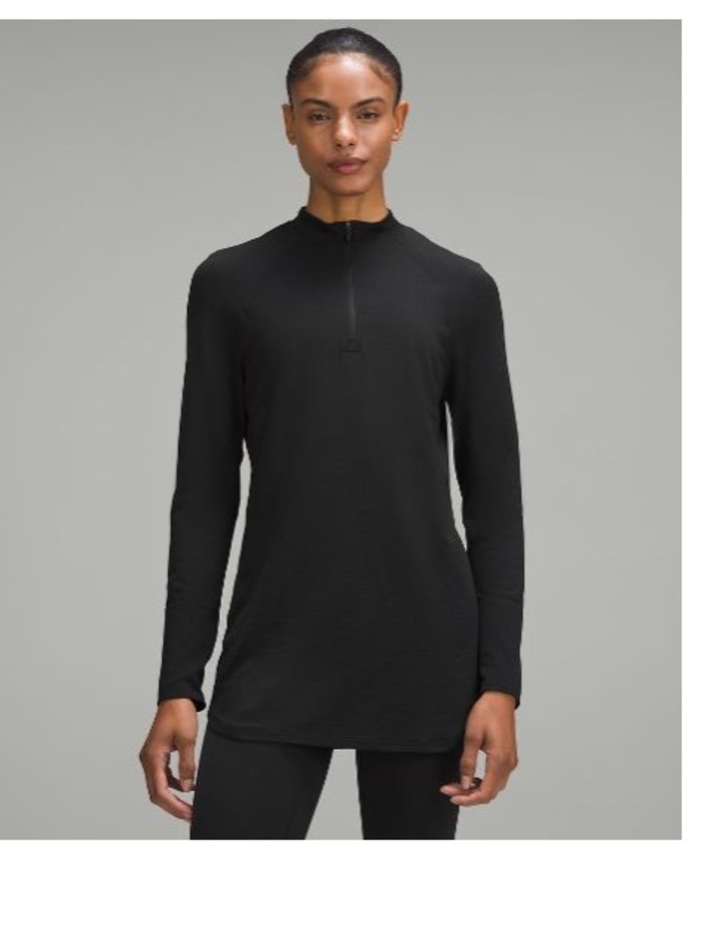 Swiftly Relaxed Long-Sleeve Zip Top long length 6